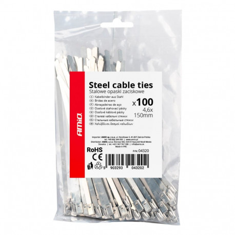 Roostevaba kinnitusvits 4,6x150 mm 100tk