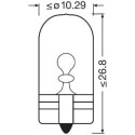 12V 5W W2.1X9.5D kollane