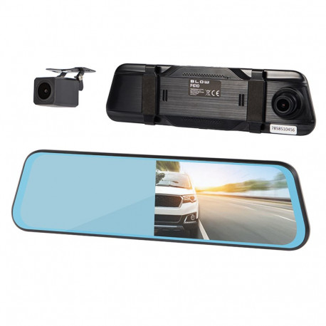 78-585# videoandur blackbox dvr f610 blow tahavaatepeegel ekraan 10" + tagurduskaamera