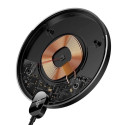 Juhtmevaba laadimisalus Digital LED 15W, must, Baseus