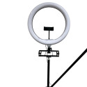 iLike S14 LED 30W Selfie 36cm Rõngas Valgus Lamp + Statif 2.1m + Rakendus ja 3x telefon / Mikrofonih