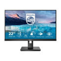 PHILIPS 222S1AE/00 21.5-tolline IPS WLED 1920x1080 Madala Sinise Režiimiga DVI/HDMI/DP