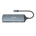 CANYON hub DS-15 8in1 4k USB-C Dark Grey
