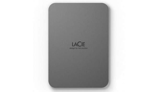 LaCie Mobile Drive Secure external hard drive 2 TB USB Type-C 3.2 Gen 1 (3.1 Gen 1) Grey