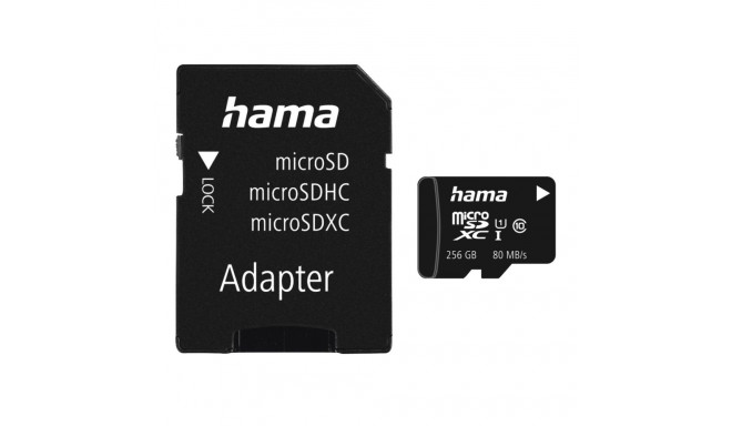Hama 00124171 microSDXC 256GB Class 10 UHS-I