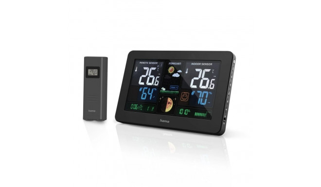 Hama 00186380 Weather station Premium Black