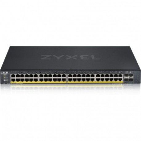 ZYXEL XGS1935-52HP, 52 PORT LITE-L3 SMART MANAGED POE SWITCH, 48X GIGABIT POE AND 4X 10G SFP+, HYBRI