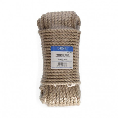 Braided rope EDM 87865 Natural Jute 20 m