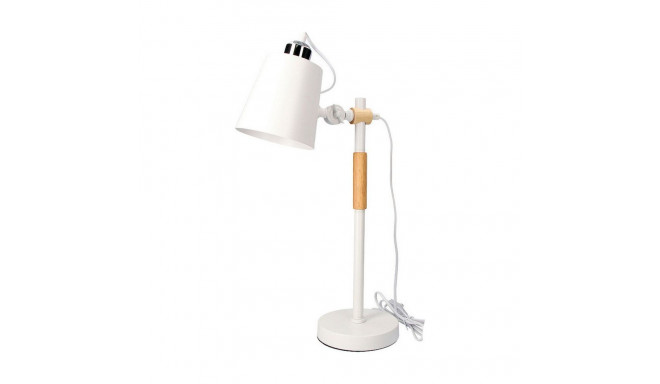 Flexo/Desk lamp EDM 32115 White Wood Metal 60 W E27 Ø 15 x 54 cm Vintage