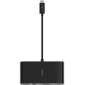 "Belkin USB-C auf Gigabit-Ethernet/HDMI/VGA/USB-A-Adapter, blk"