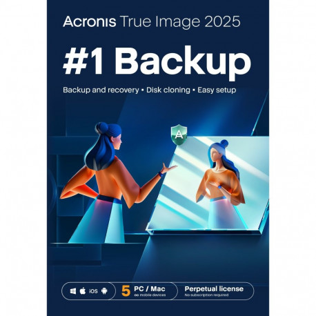 Acronis True Image 2025 - 5 arvutit - tähtajatu - ESD
