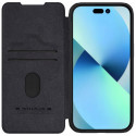 Nillkin case Qin Pro Leather Flip Case Apple iPhone 15, black