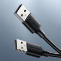 Ugreen kaabel USB - USB 0,25m, must (US128)