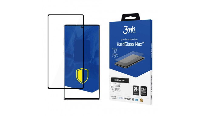 Tempered glass 3mk HardGlass Max FingerPrint for Samsung Galaxy Note 10+