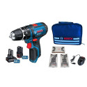 Bosch Cordless Screw Driller  GSR 10 8-2-LI Set blue