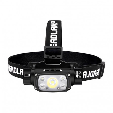 Superfire HE11 headlamp flashlight, 640 lm, 20W, 6 modes, 100m