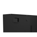 RACK CABINET 19" WALL-MOUNT 6U+3U/540X200 LOW-PROFILE BLACK LANBERG (ASSEMBLED)