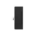 RACK CABINET 19" WALL-MOUNT 6U+3U/540X200 LOW-PROFILE BLACK LANBERG (ASSEMBLED)