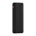 Akupank USB + USB-C pesaga, 10.000 mAh, 20W, must, Baseus