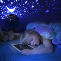 Elight L1 2in1 Rotējošs Zvaigžņu debesu projektors un Nakts lampa ar 4x AAA / USB vadu Melns