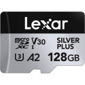 Lexar mälukaart microSDXC 128GB Professional SILVER PLUS UHS-I V30