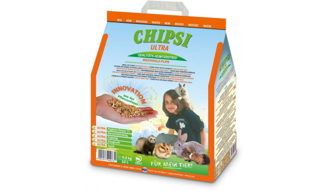 Chipsi Ultra puidugraanulid 10L 4,3kg