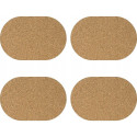 Zeller Cork table mats - set of 4, ZELLER