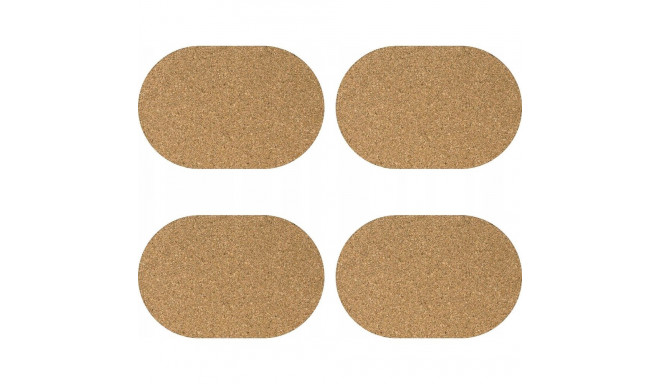 Zeller Cork table mats - set of 4, ZELLER