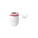 PHILIPS BRE235/00 Corded Compact Epilator (White and Pink)