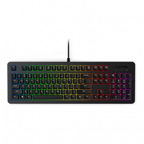Lenovo Gaming Keyboard | Legion K310 RGB | Keyboard | Wired | US English | Black | USB 2.0 | Membran