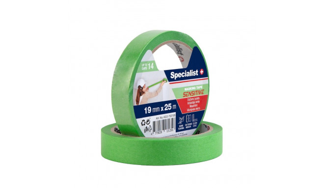 SPECIALIST+ painting tape SENSITIVE, 19 mm x 25 m