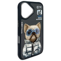 Nimmy iPhone 16 6.1" case black/black Cool&Cute 2.0 Dog