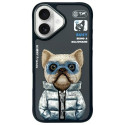 Nimmy iPhone 16 6.1" case black/black Cool&Cute 2.0 Dog