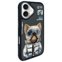 Nimmy iPhone 16 6.1" case black/black Cool&Cute 2.0 Dog