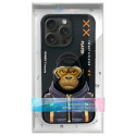 Nimmy iPhone 15 Pro 6.1" Case Black Cool&Cute 2.0 Monkey