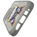 Nimmy iPhone 15 Pro 6.1" case gray/gray Glasses Cool Cat