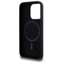 Karl Lagerfeld KLHMP15LSKHPPLK iPhone 15 Pro 6.1" must/must silikoonist kõvakorpus Karl Head prindig