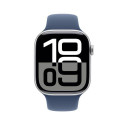 Apple Watch Series 10 OLED 46 mm Digital 416 x 496 pixels Touchscreen 4G Silver Wi-Fi GPS (satellite