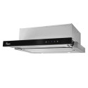 Akpo WK7LIGHTGLASSTOUCH60CZ cooker hood Semi built-in (pull out) Black 220 m³/h