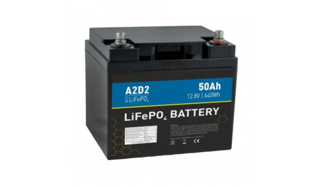 AVACOM A2D2 BATERIE LIFEPO4 12,8V 50AH M6