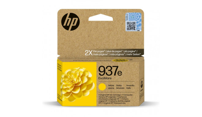 "HP Tinte 937e EvoMore Yellow Original Ink Cartridge"