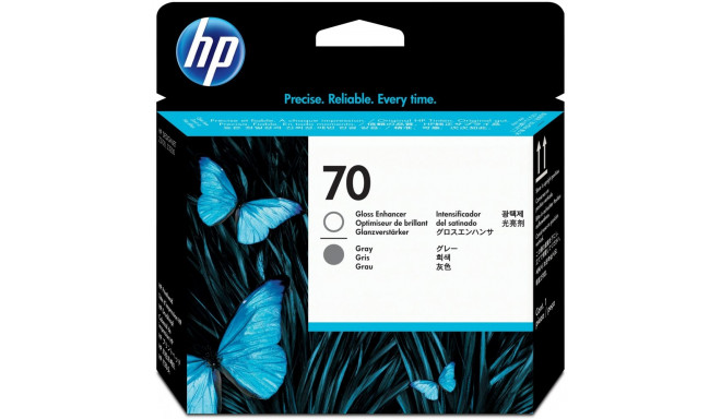 "HP 70 original printhead C9410A grey and gloss enhancer"