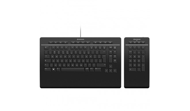 "3DCONNEXION Keyboard Pro with Numpad US-International QWERTY"
