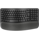 "Logitech Wave Keys wireless ergonomic keyboard - GRAPHITE - (DE) - 2.4GHZ/BT - N/A - CENTRAL-419 - 