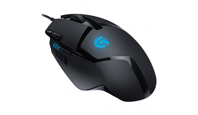 "Logitech Hyperion Fury G402 Mouse right-handed 8 buttons wired USB"