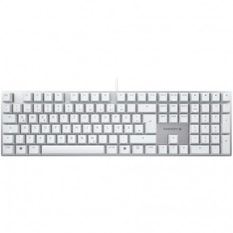 "Cherry Keyboard KC 200 MX MX2A Brown [DE] white/silver MX2A BROWN Switch"