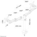 "Neomounts Tischhalterung für vier Flachbildschirme bis 27"" (69 cm) 6KG FPMA-D935D4"