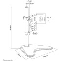 "Neomounts Full-Motion Tischständer für 10-32"" Monitore, höhenverstellbar 8KG FPMA-D550SBLACK"