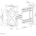 "Neomounts Wandhalterung, voll beweglich, für 32-55"" Bildschirme 40KG WL40S-850BL12"