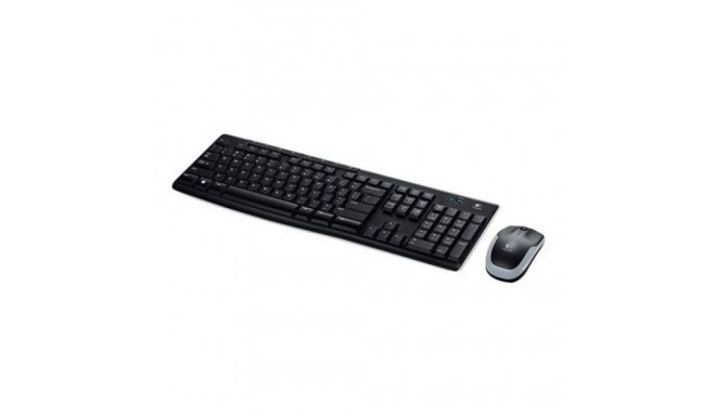 Logitech Keyboard and Mouse Set MK270 - US Layout - Black